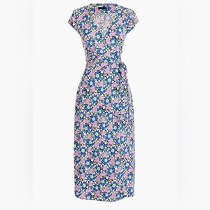 J. Crew|True wrap floral maxi dress in boho ditsy floral print•••Size XL,PRETTY!